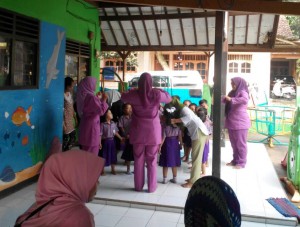 Pemandangan pertama setibanya kami disitu