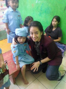 Saya dengan Biyan si cewe tomboy